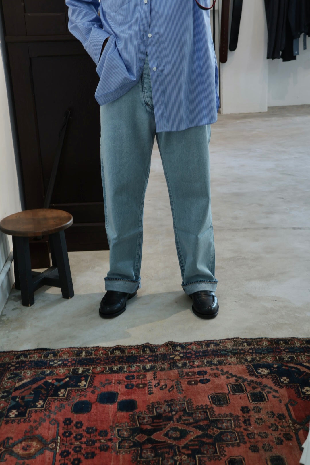 20%OFF【YLÈVE 】13.5oz DENIM STRAIGHT FADE