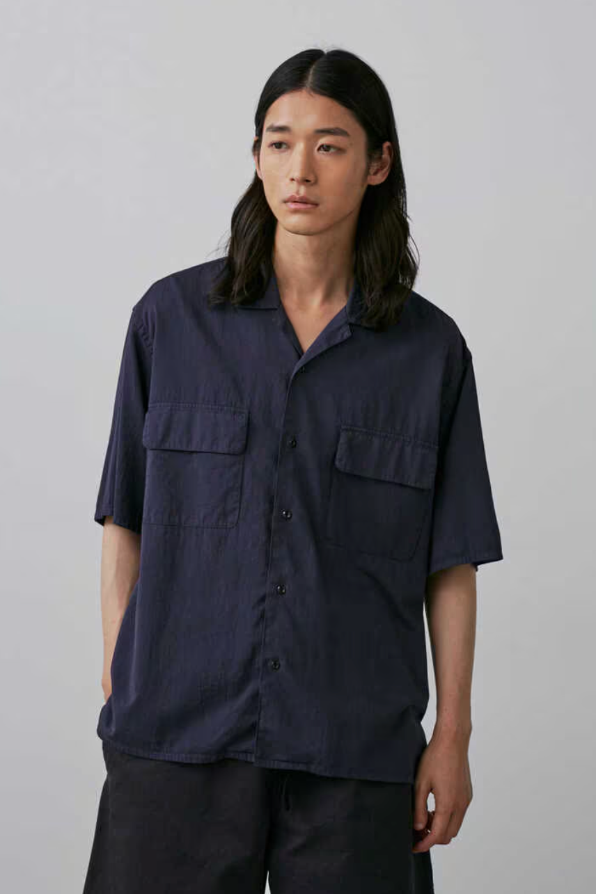 20%OFF【Y】ORGANIC COTTON WASHER SATIN OPEN/C SH