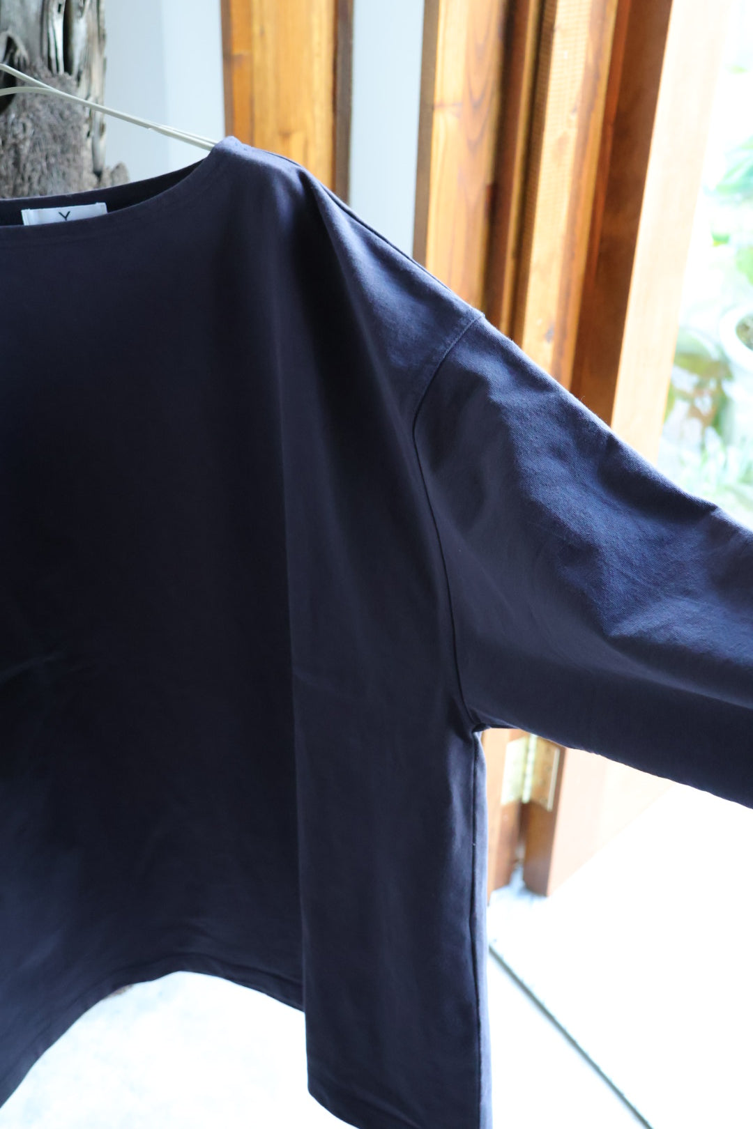 【Y】ORGANIC COTTON JERSEY BOAT NECK P/O