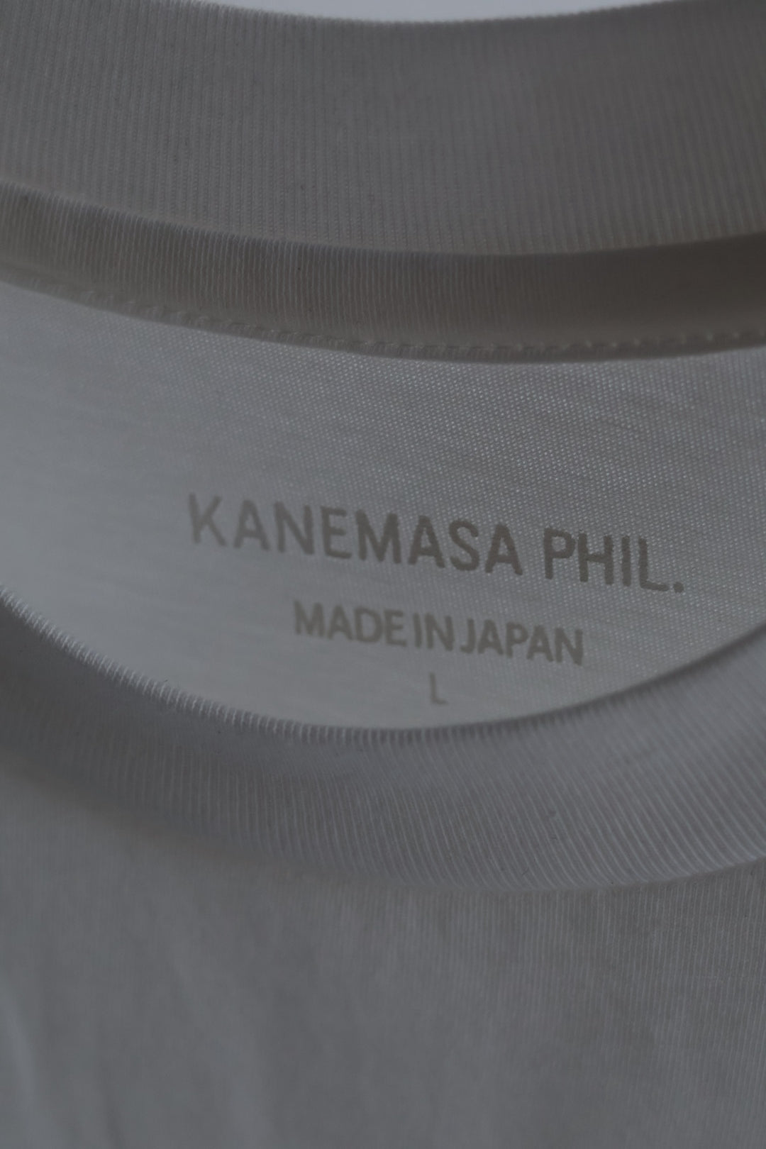 【KANEMASA PHIL.】46G COTTON THIN PACK TEE