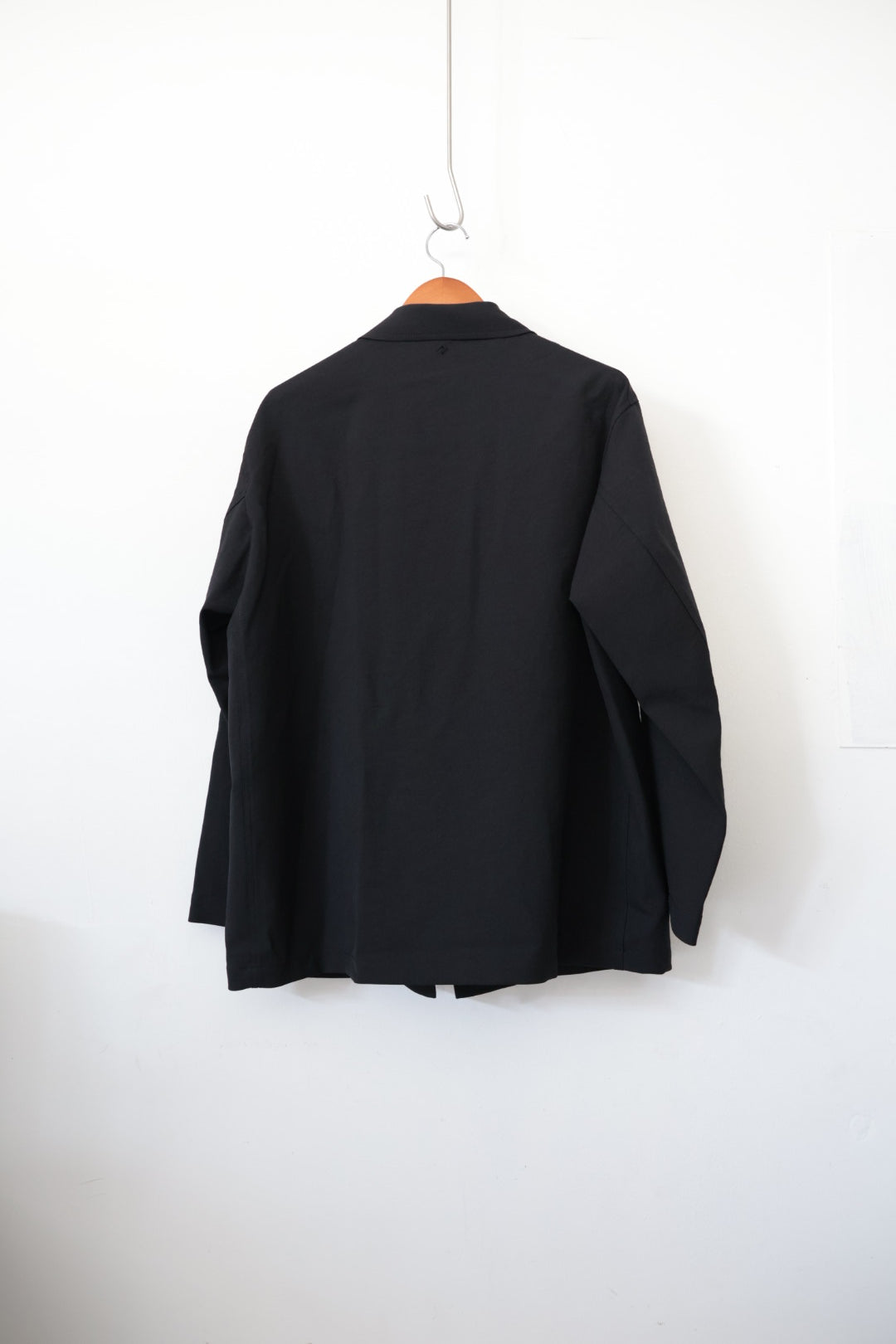 【Cale】WATER TWISTED LINEN JACKET (Blue × Green)