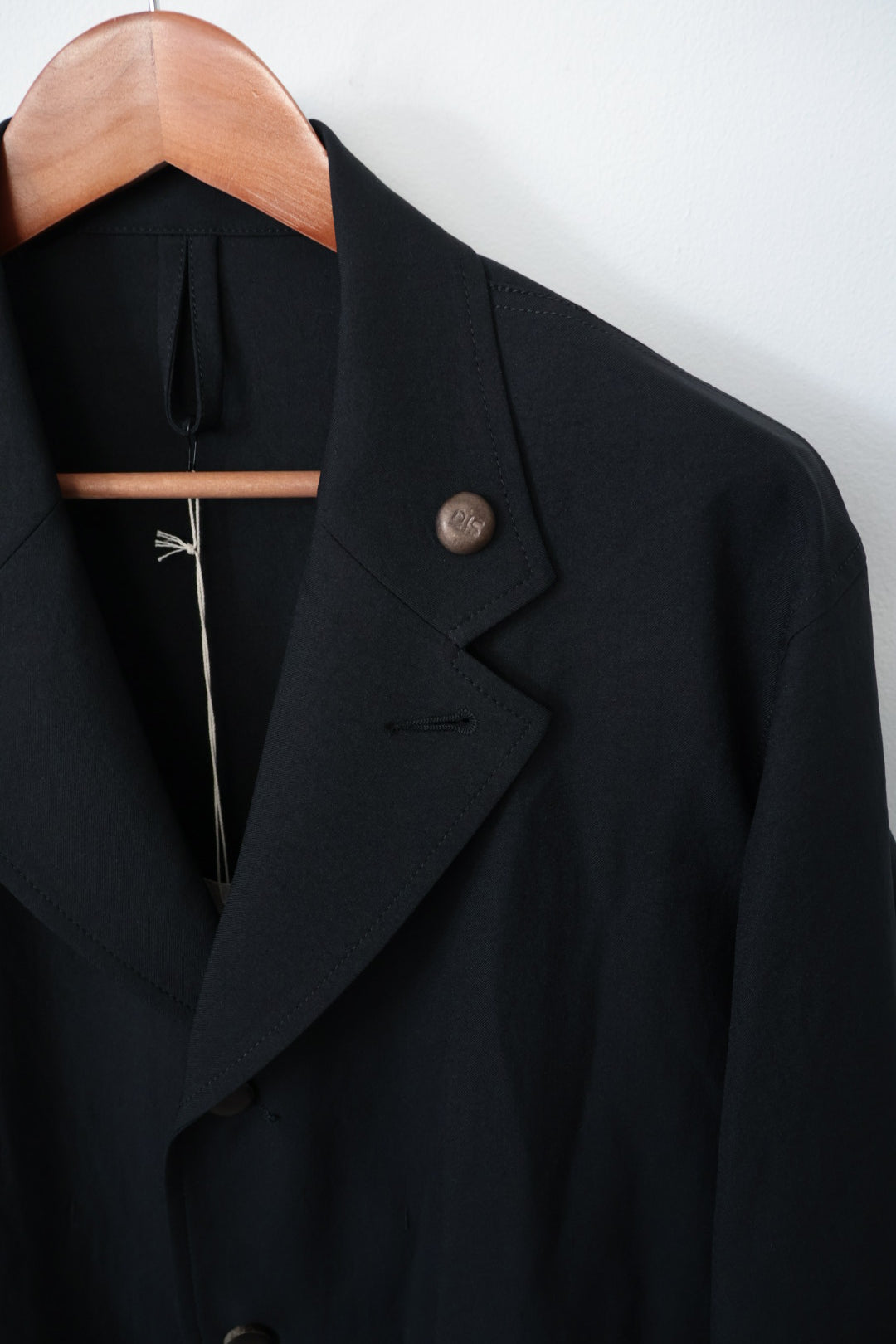 【Cale】WATER TWISTED LINEN JACKET (Blue × Green)