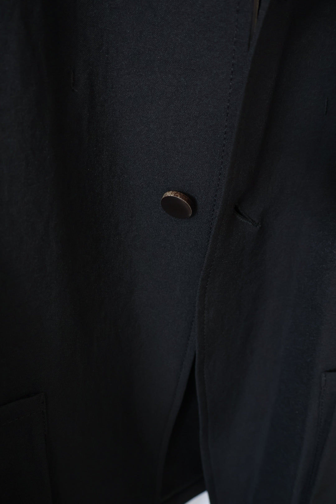 【Cale】WATER TWISTED LINEN JACKET (Blue × Green)