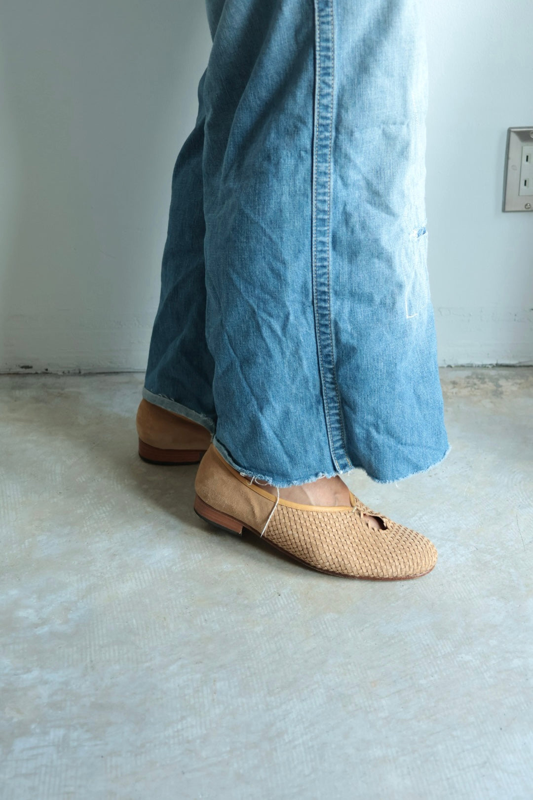 【Post Production】Tear Pumps / Mesh Sand Beige