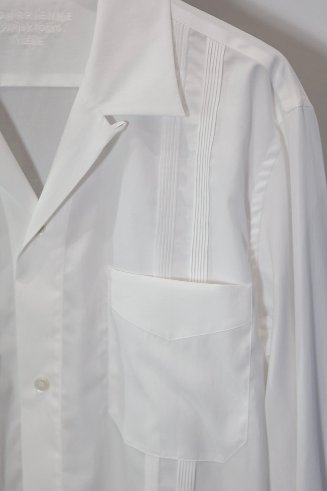 【ラスト1点】【BOURRIENNE avec YLÈVE】COTTON TYPEWRITER CUBAN SH / WA