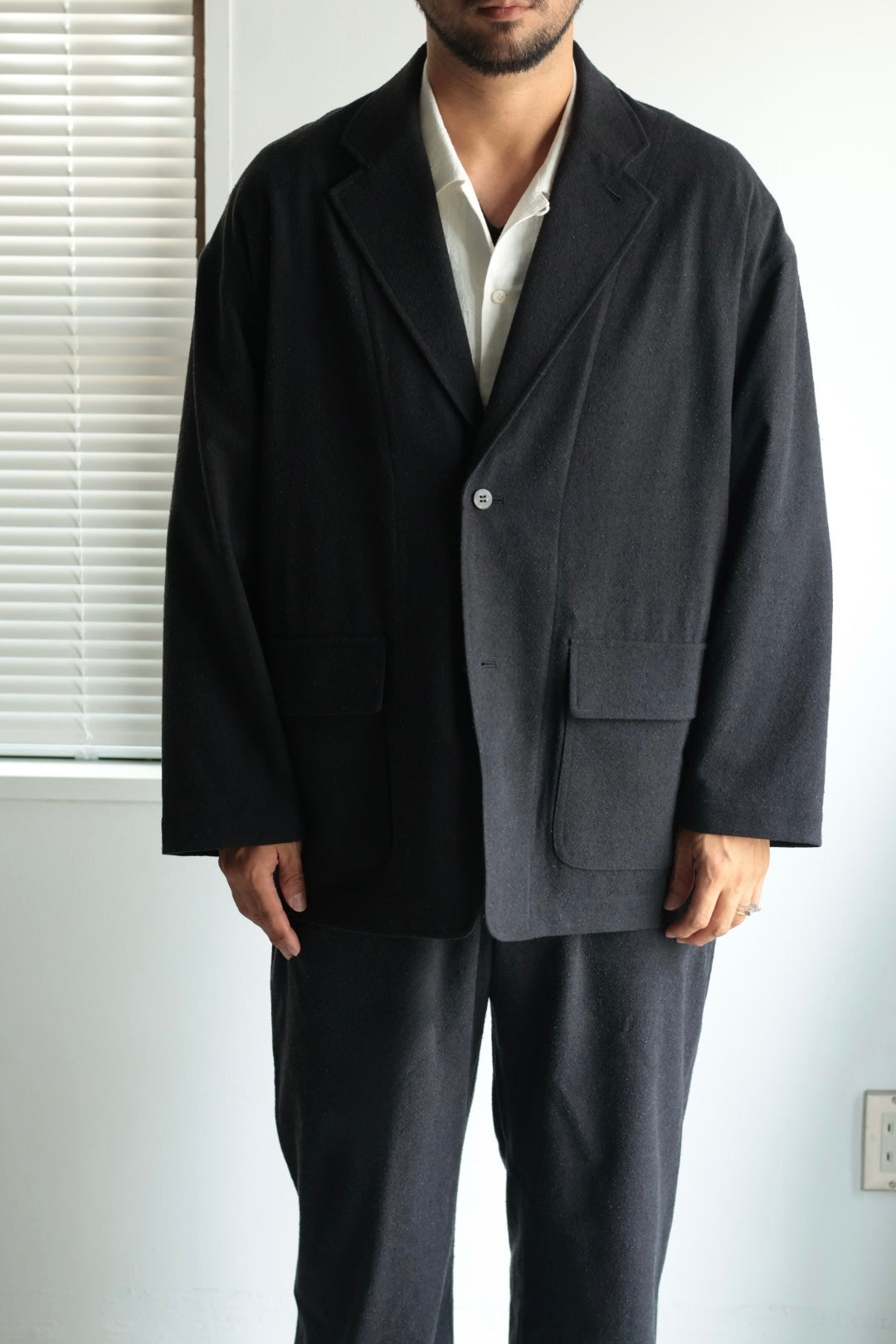 【Cale】SILK WOOL NIDOM JACKET