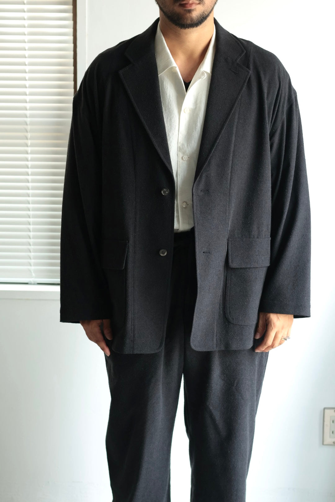 【Cale】SILK WOOL NIDOM JACKET