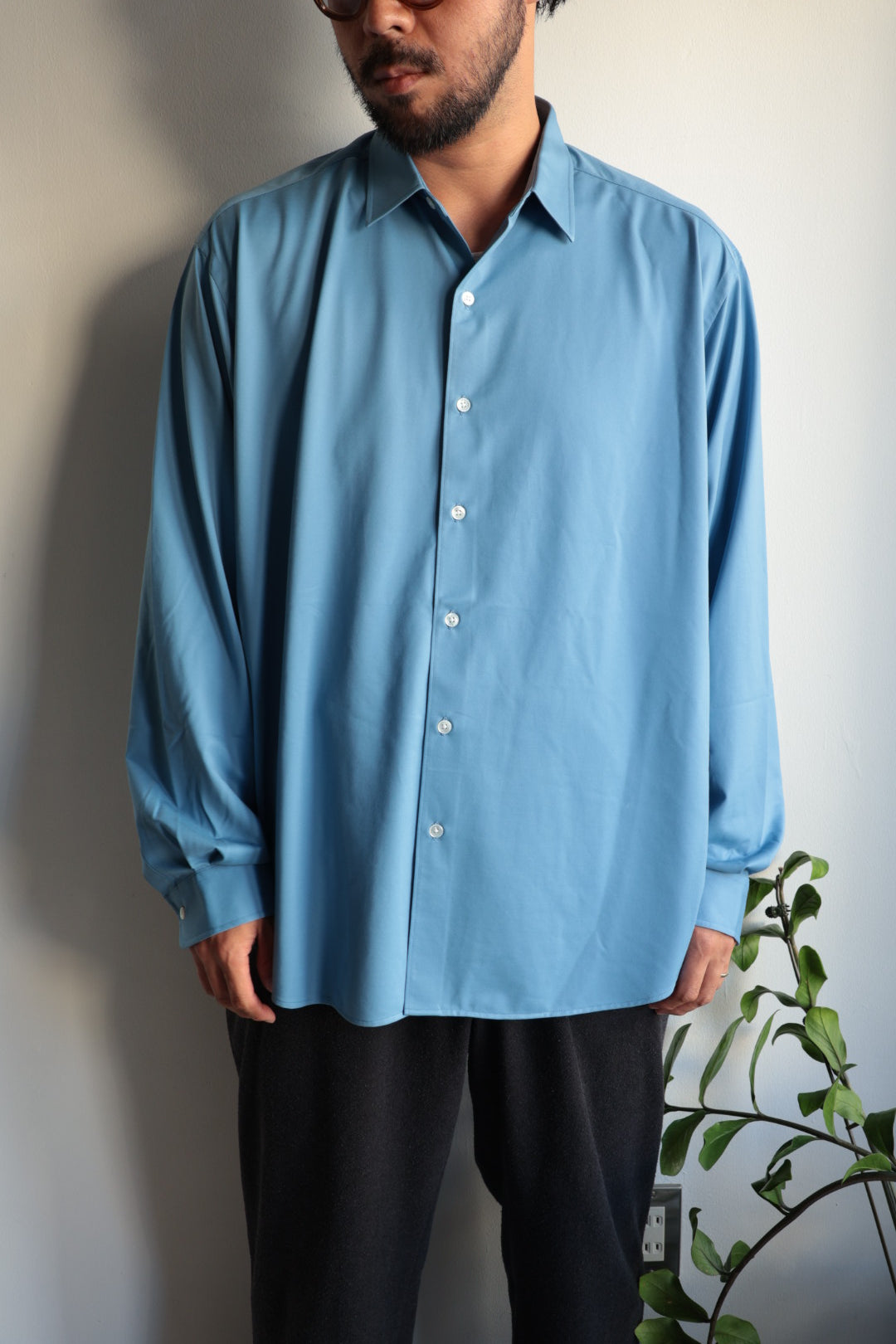 【KANEMASA PHIL.】46G Atmosphere L/S Shirt