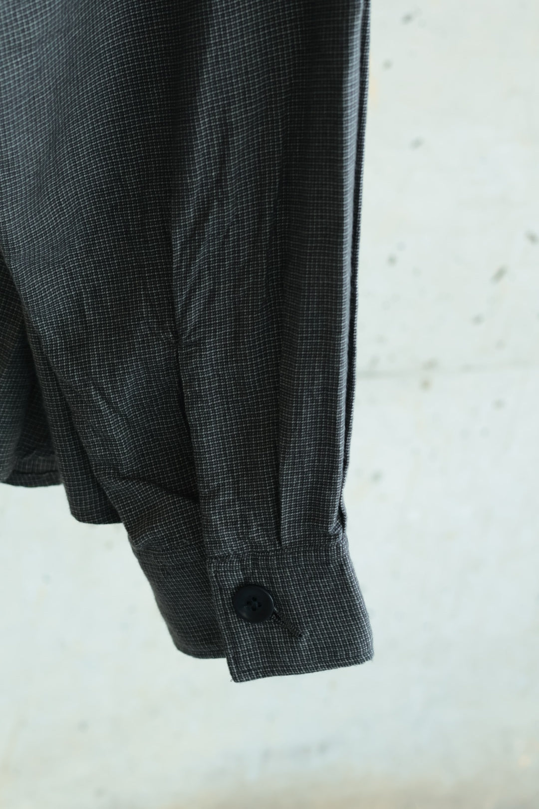 【satou】nemaki wide check shirt