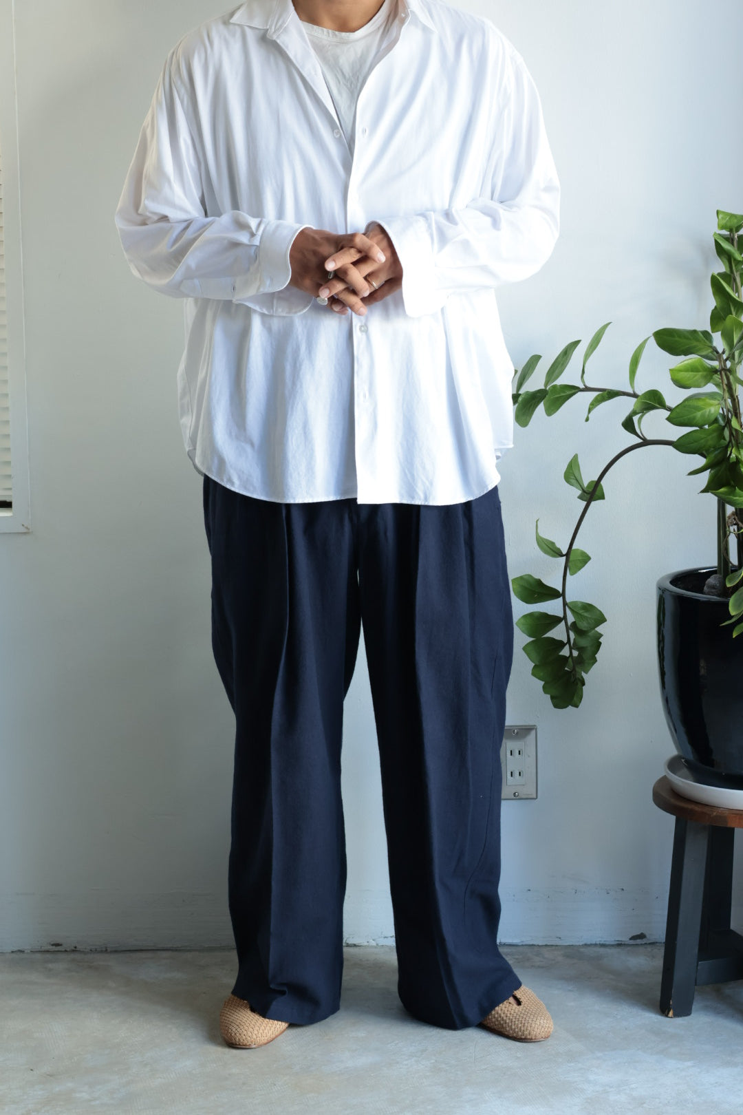 【satou】yosogi wide slacks