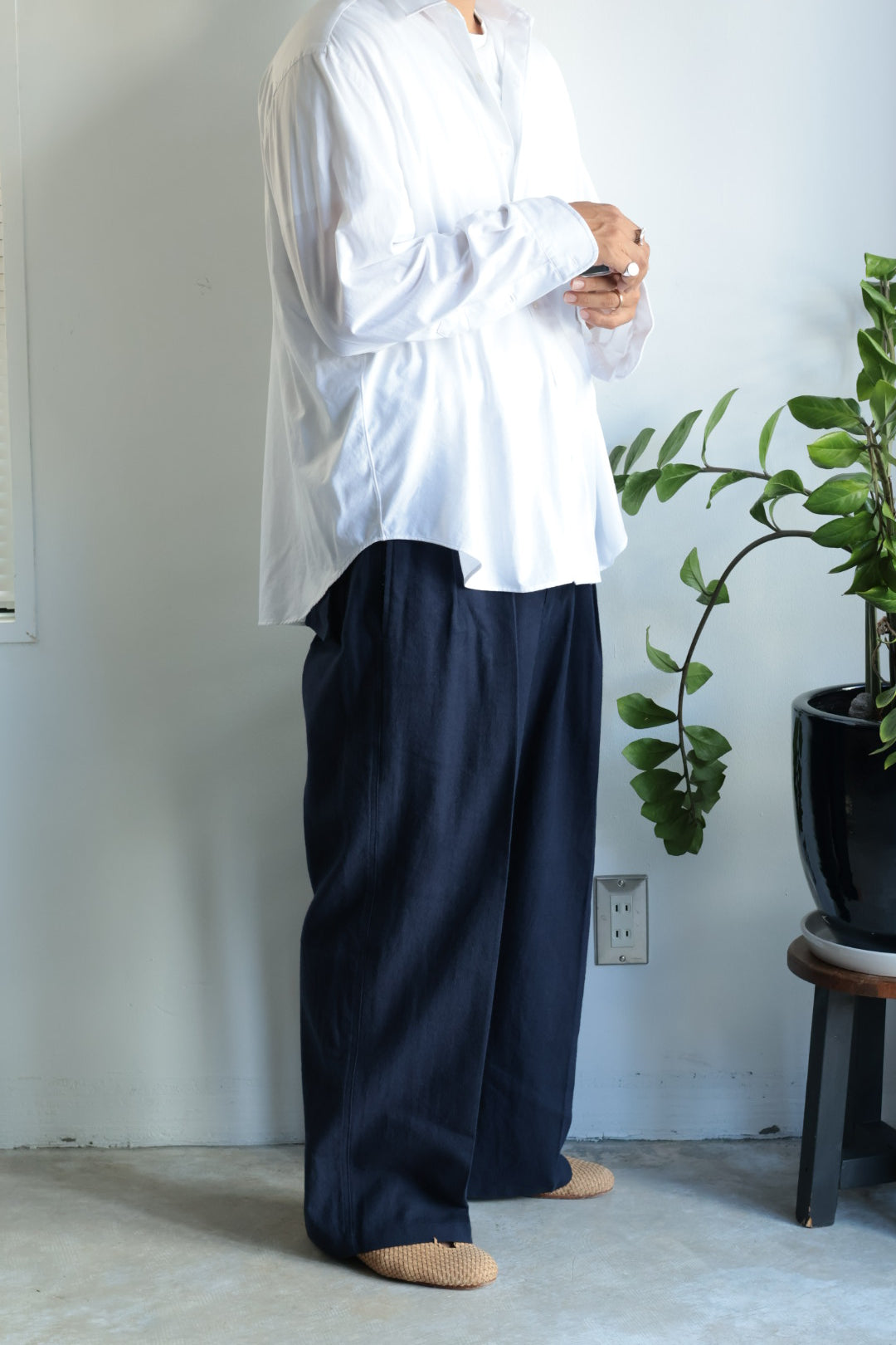 【satou】yosogi wide slacks