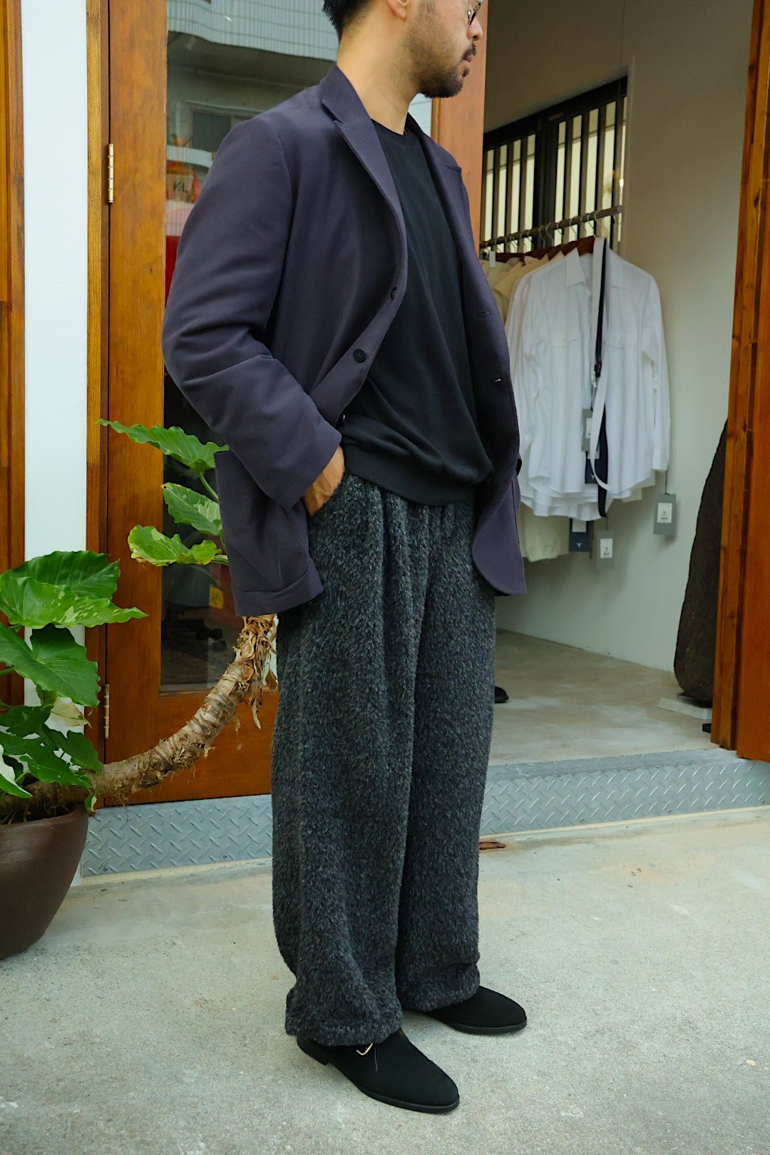 【Urig】ALPACA SHAGGY 3TUCK PT HL