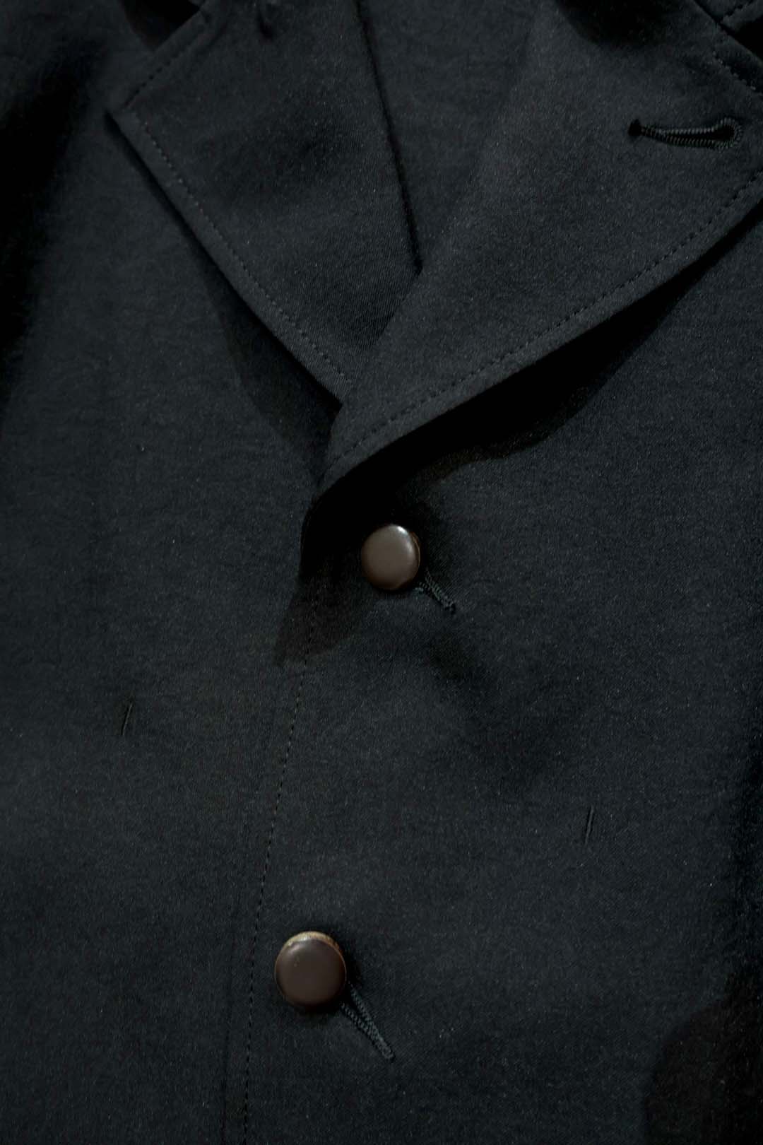 【Cale】WATER TWISTED LINEN JACKET (Blue × Green)