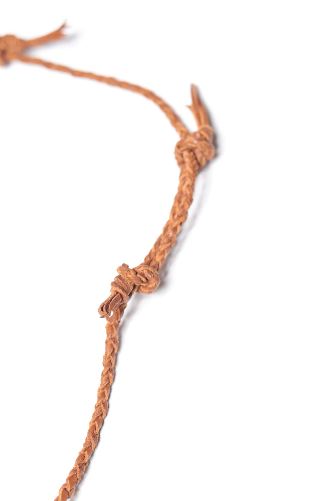 【Thumbindex】KINCHAKU Necklace Suede Brown