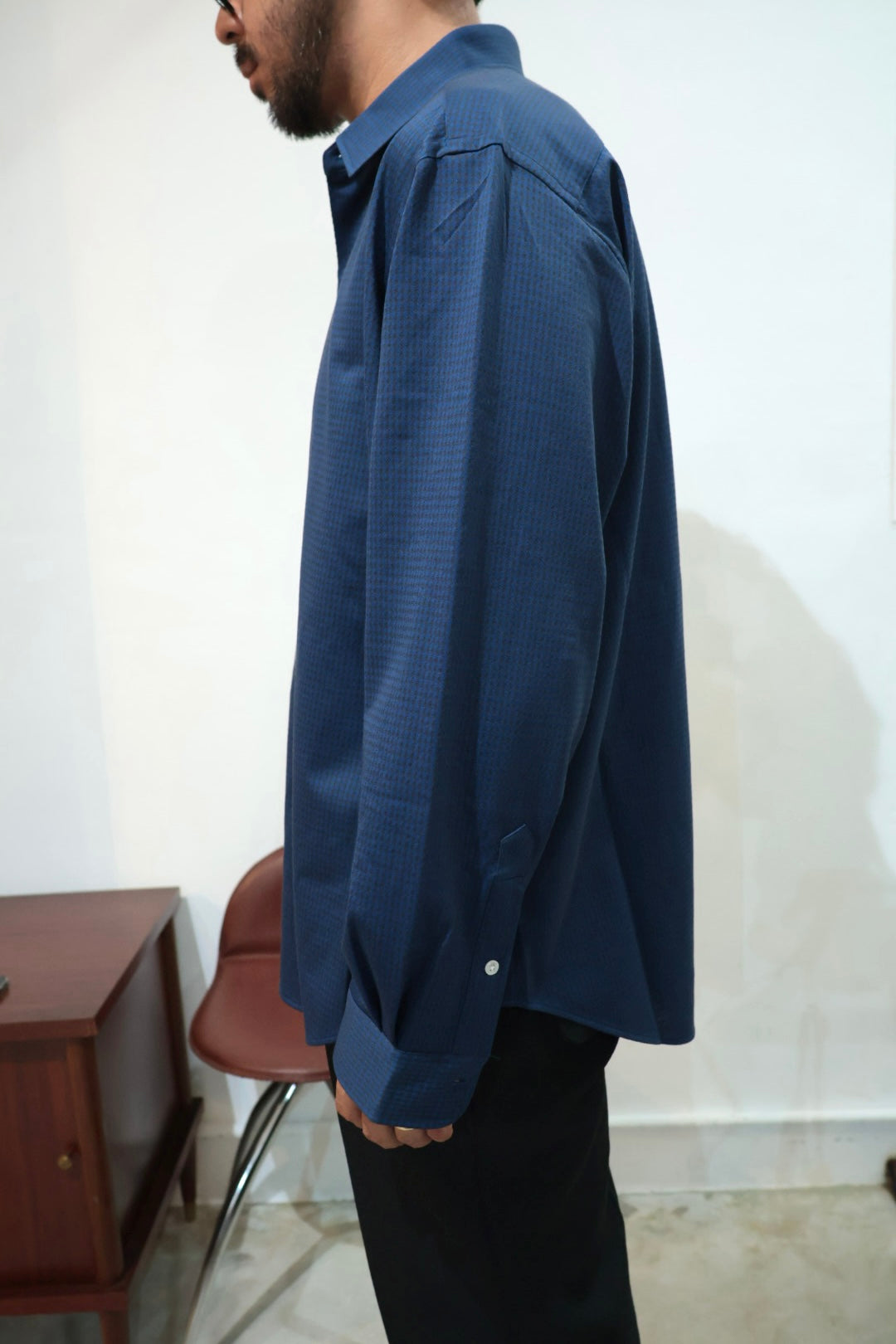【KANEMASA PHIL.】36G Atmosphere Check Shirt
