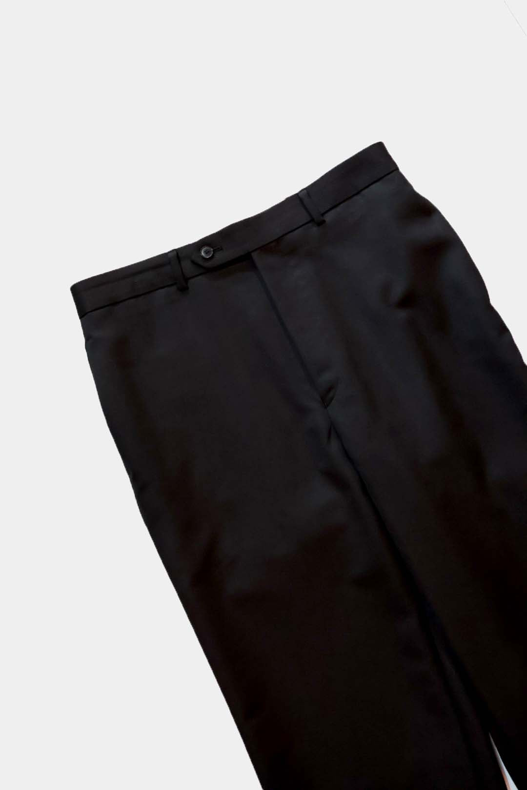 【YLÈVE】 WOOL MOHAIR GABA STRAIGHT TROUSERS