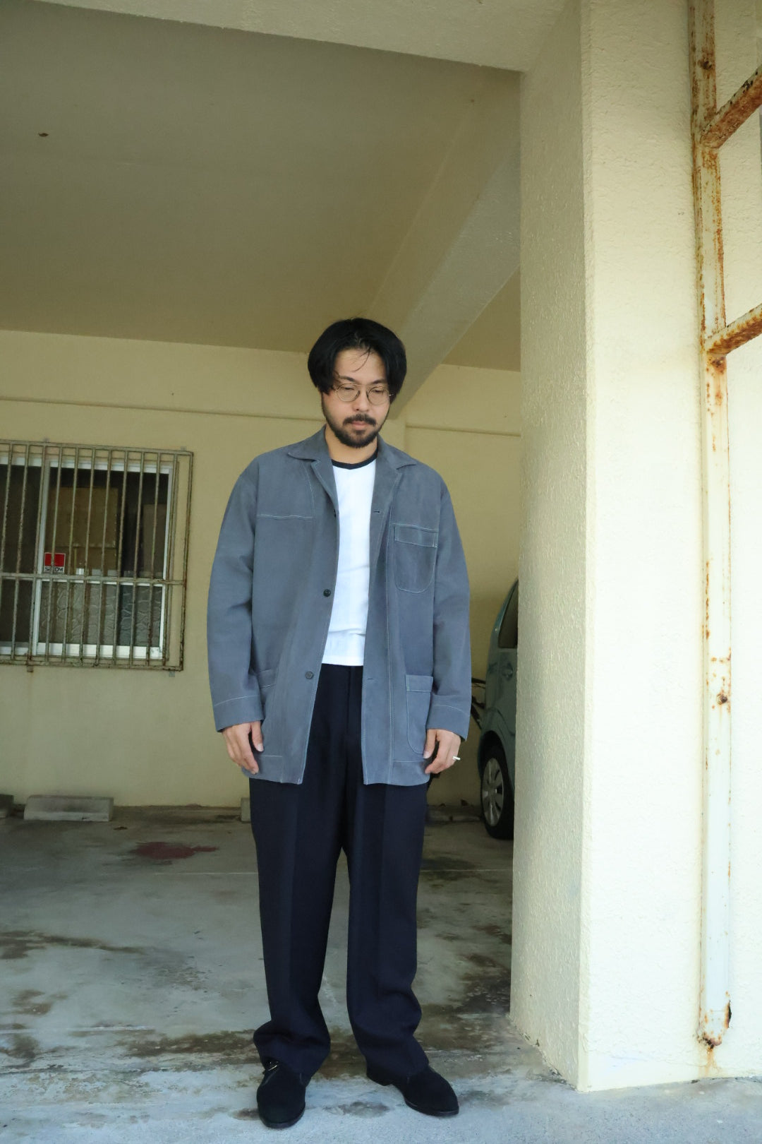 【Cale】SHEEPSKIN SUEDE LIGHT JACKET