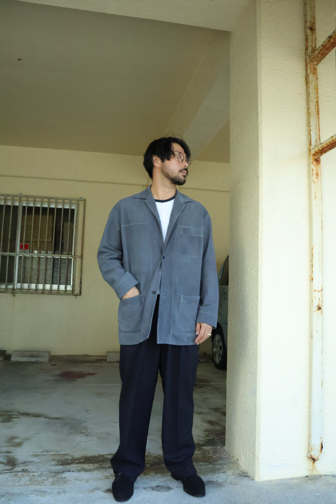 【Cale】SHEEPSKIN SUEDE LIGHT JACKET