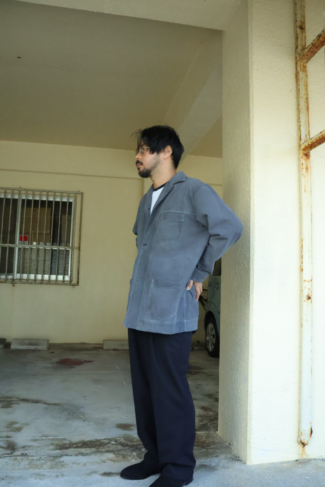 【Cale】SHEEPSKIN SUEDE LIGHT JACKET