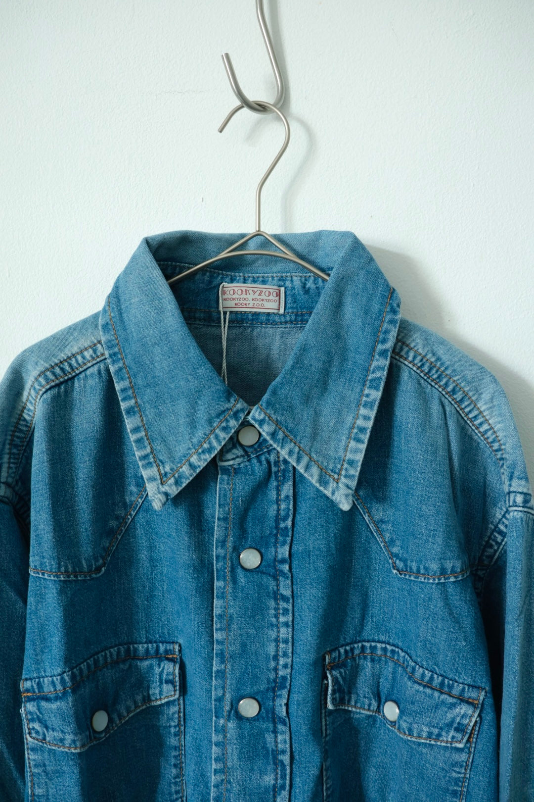 【KOOKY ZOO 】JUVENILE DENIM WESTERN SHIRT