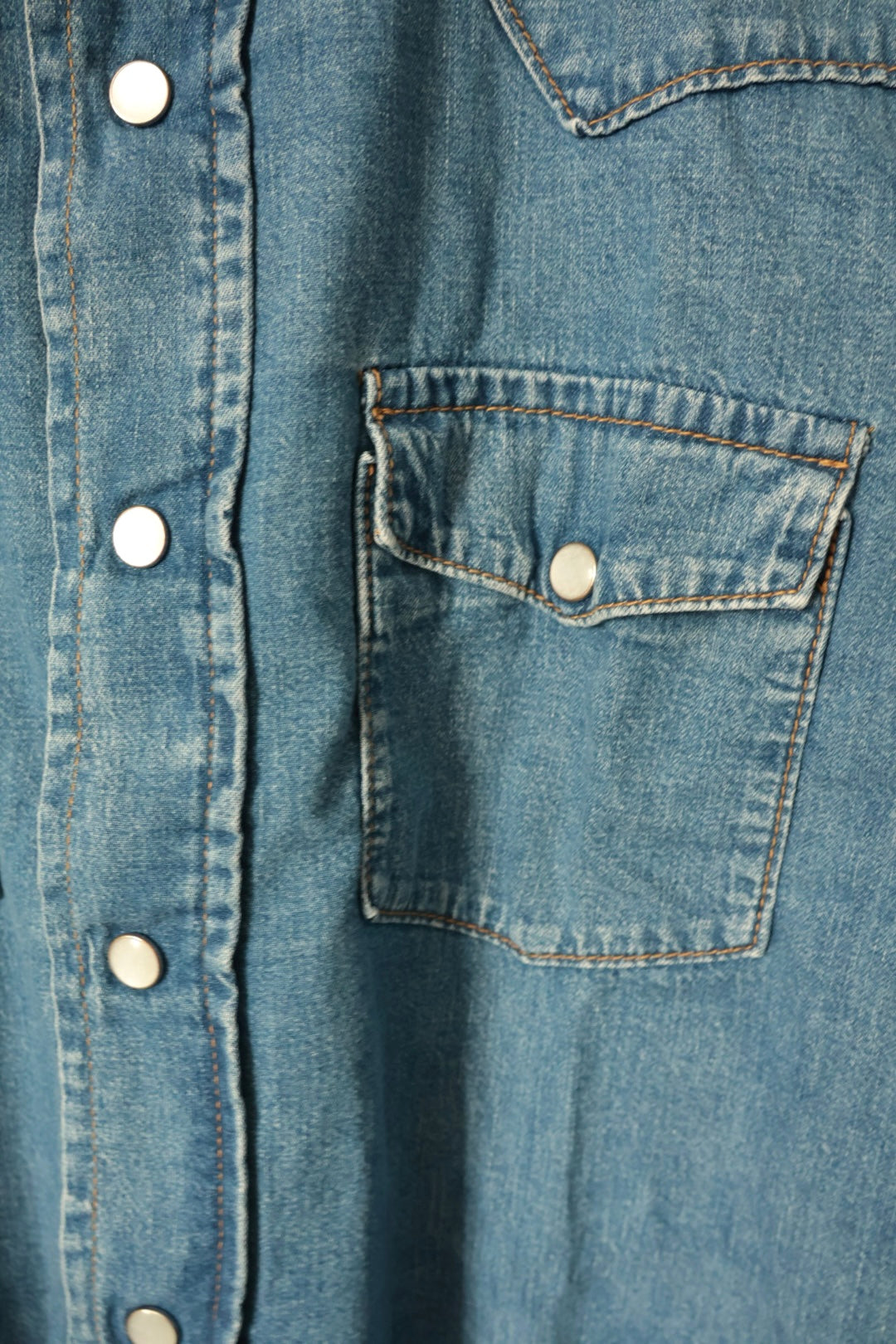 【KOOKY ZOO 】JUVENILE DENIM WESTERN SHIRT