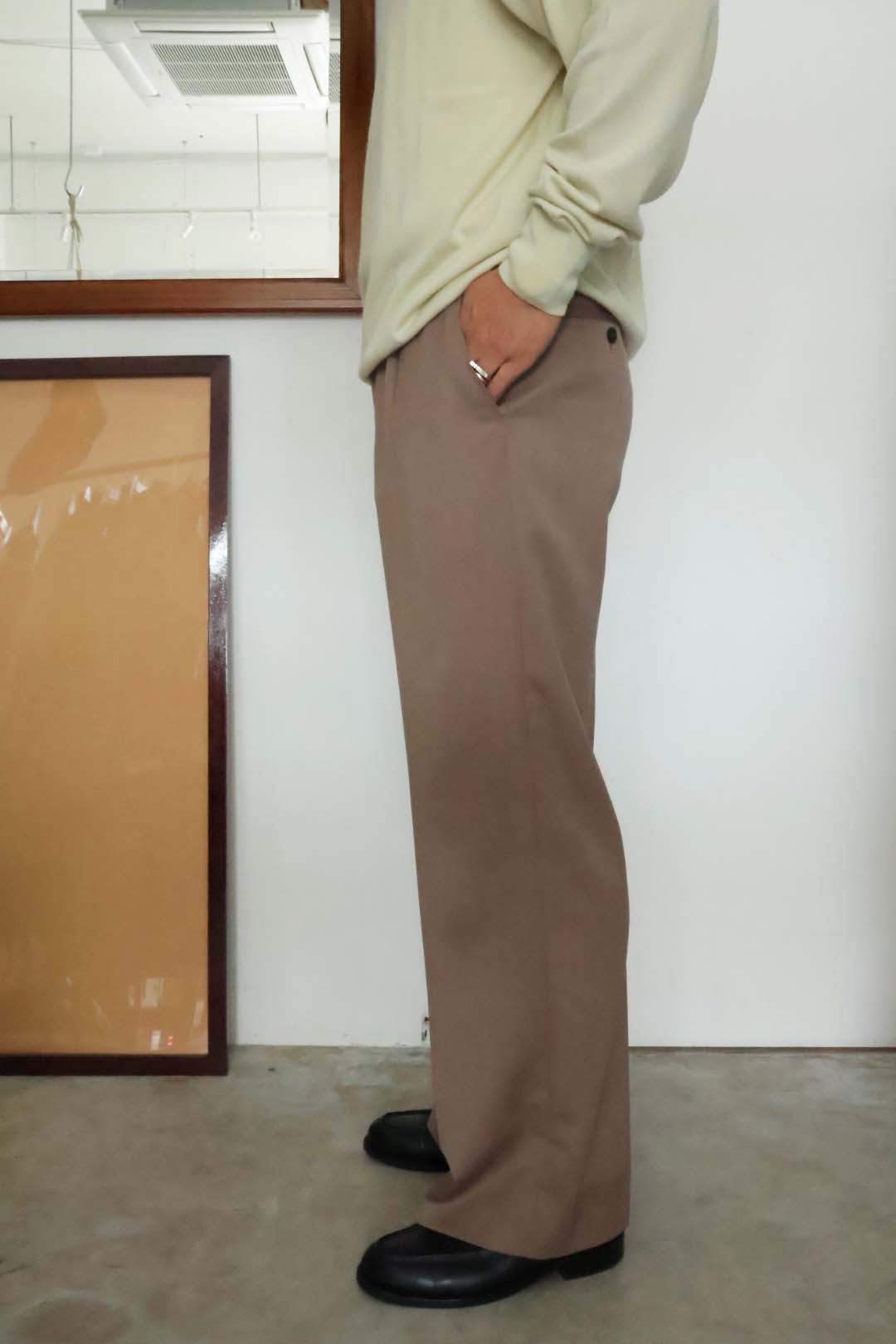 【Cale 】WOOL DOESKIN TROUSERS