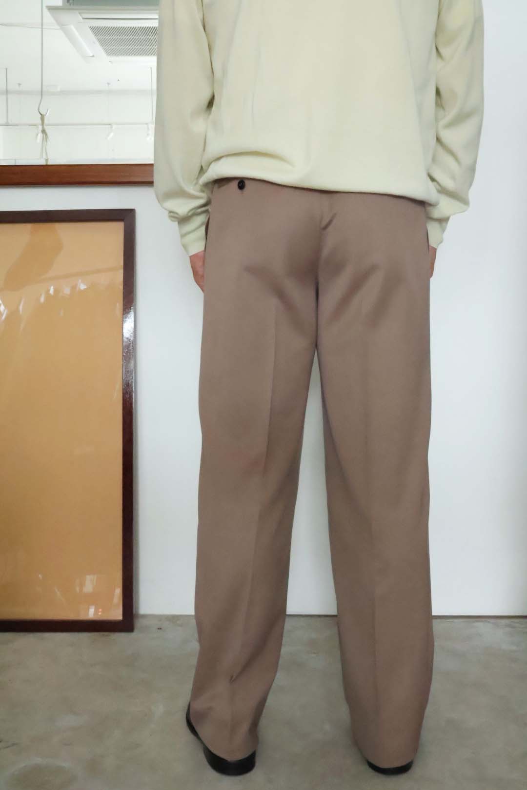 【Cale 】WOOL DOESKIN TROUSERS