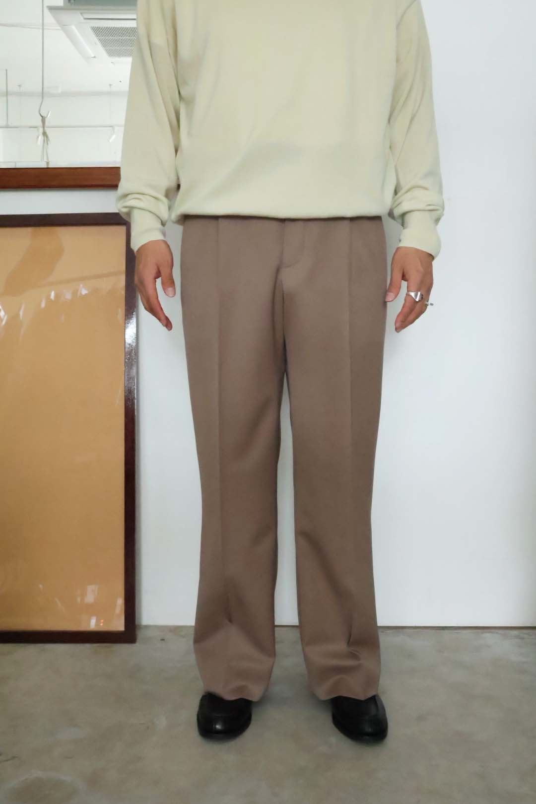 【Cale 】WOOL DOESKIN TROUSERS