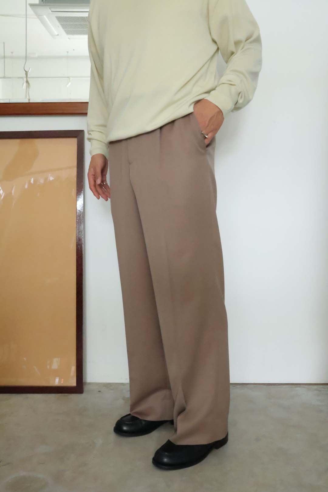 【Cale 】WOOL DOESKIN TROUSERS