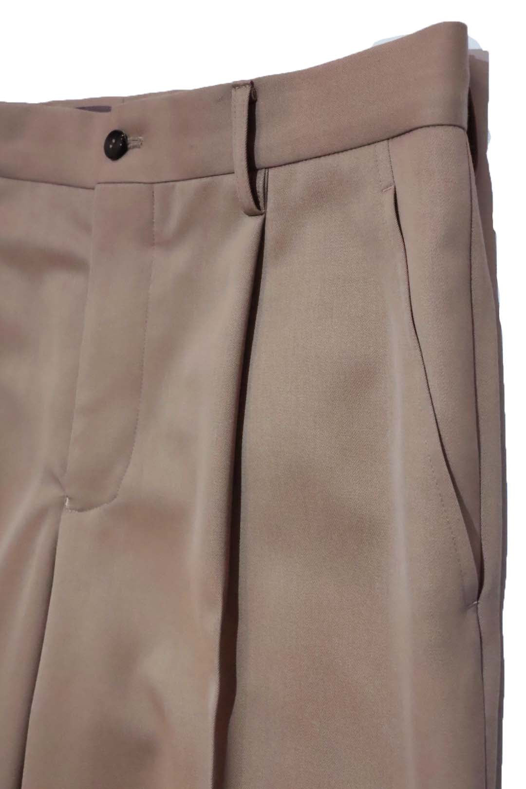 【Cale 】WOOL DOESKIN TROUSERS