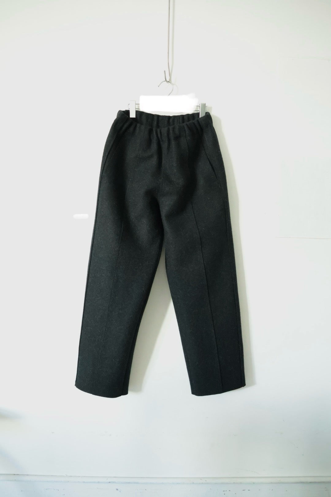 【Cale】WOOL FELT EASY PANTS