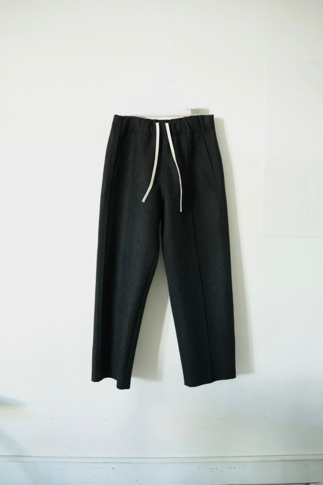 【Cale】WOOL FELT EASY PANTS