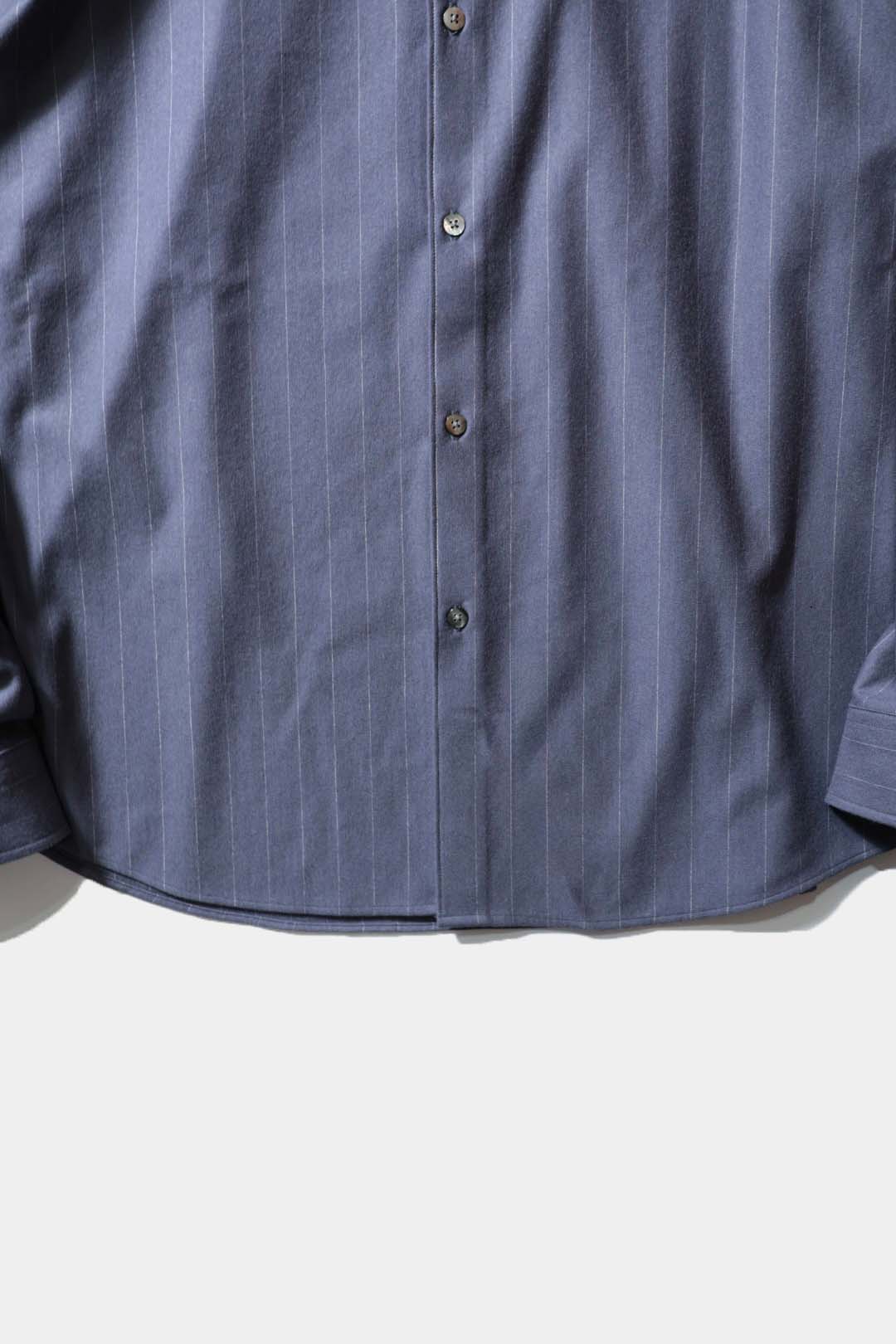 【KANEMASA PHIL.】36G Wool Stripe Ideal Shirt