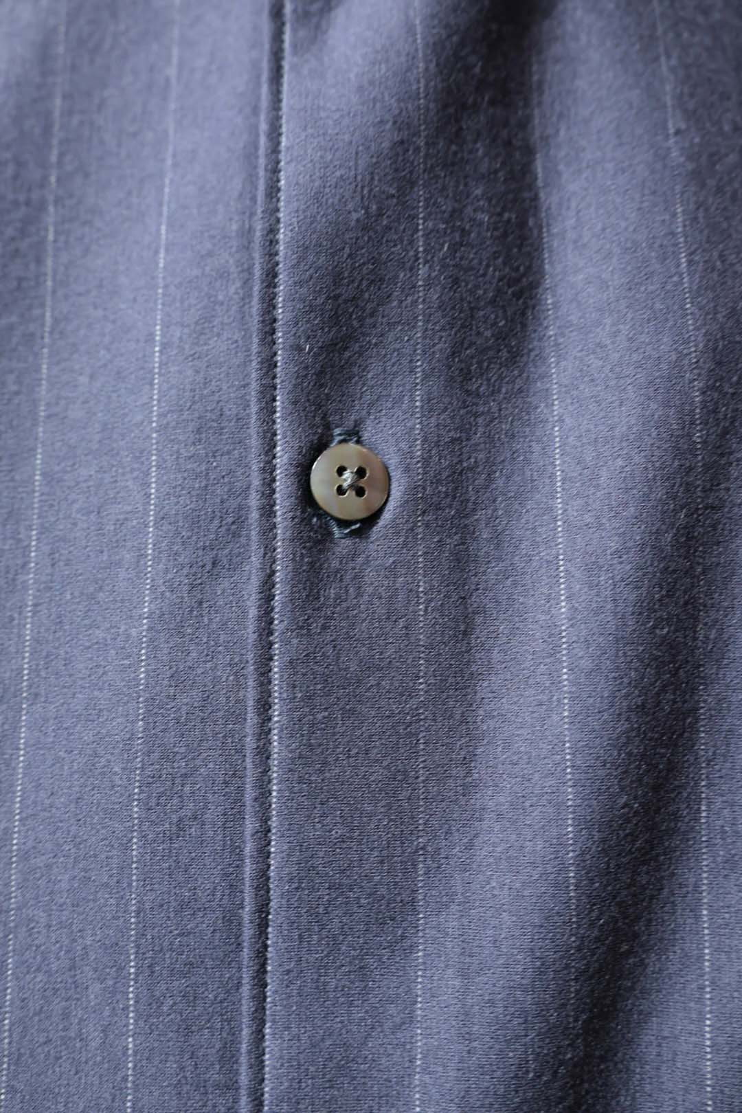 【KANEMASA PHIL.】36G Wool Stripe Ideal Shirt