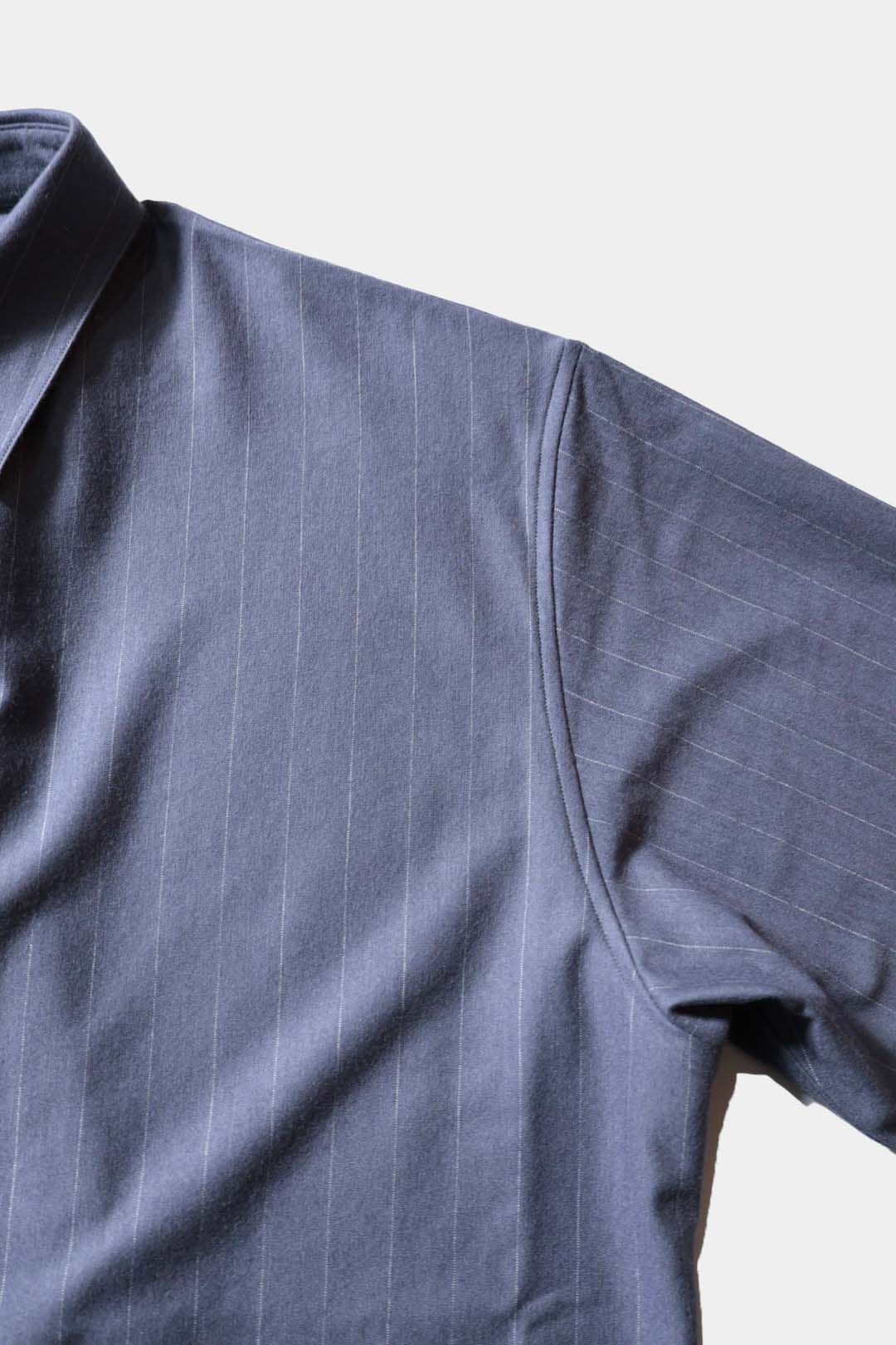 【KANEMASA PHIL.】36G Wool Stripe Ideal Shirt
