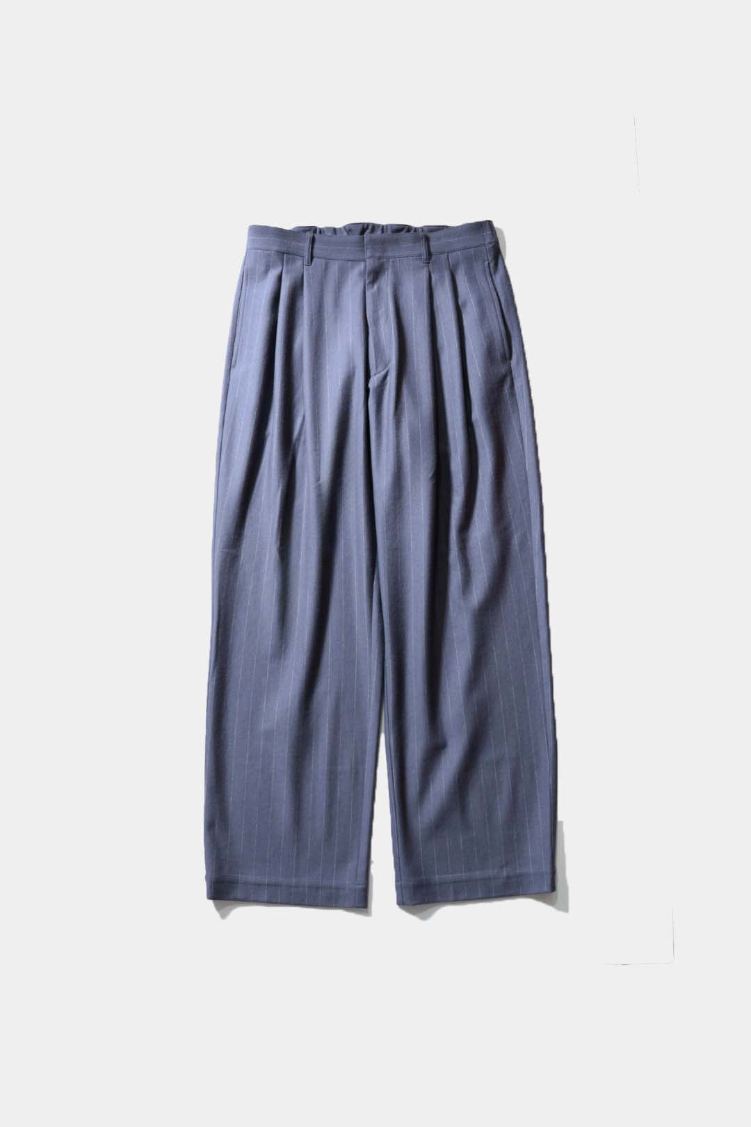 【KANEMASA PHIL.】36G Wool Stripe Trouser