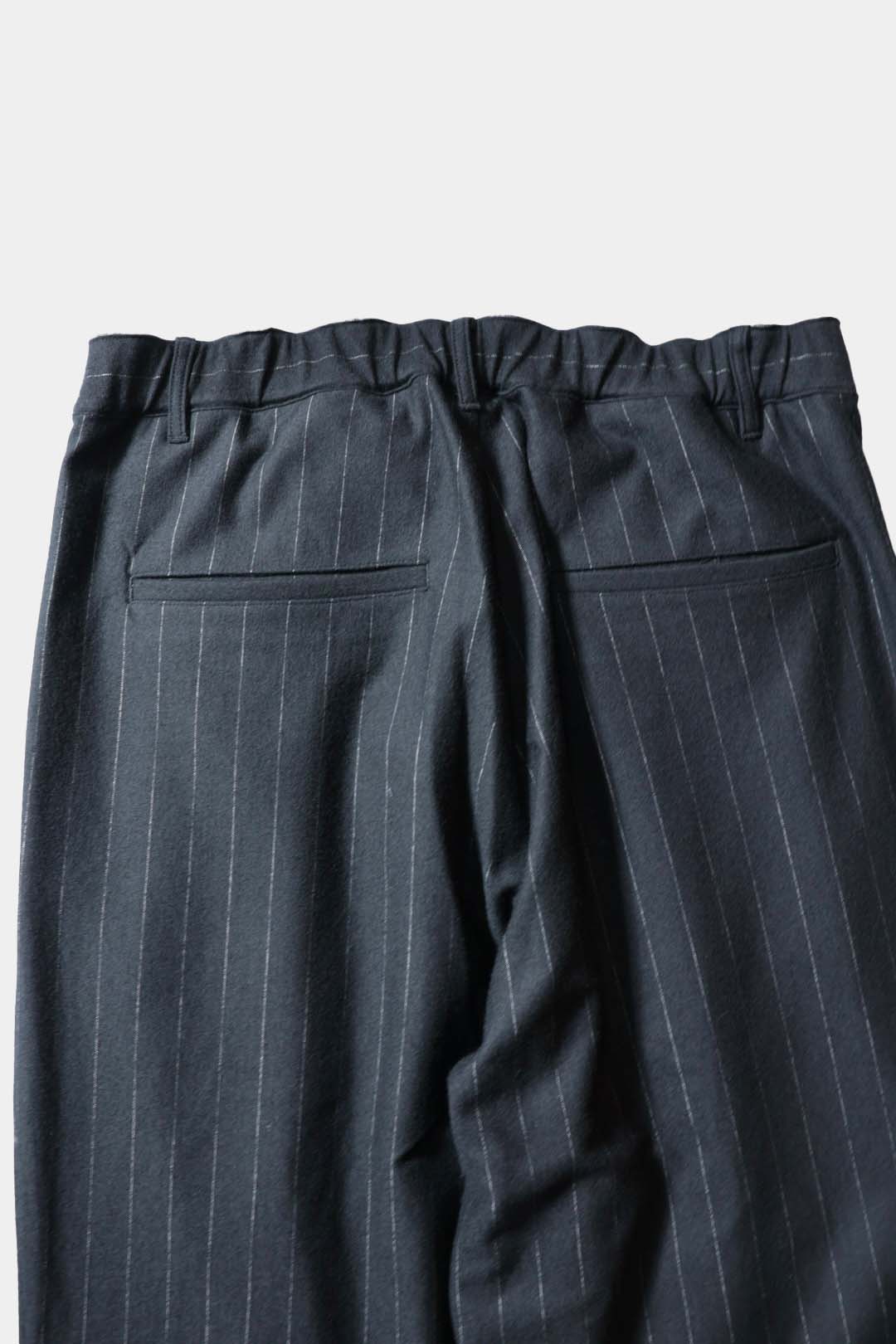 【KANEMASA PHIL.】36G Wool Stripe Trouser