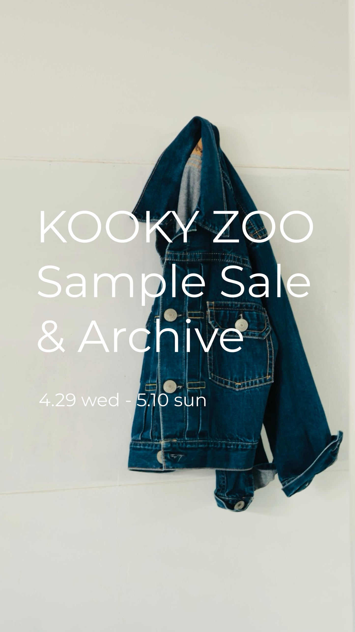 【KOOKY ZOO 】 Sample & Archive