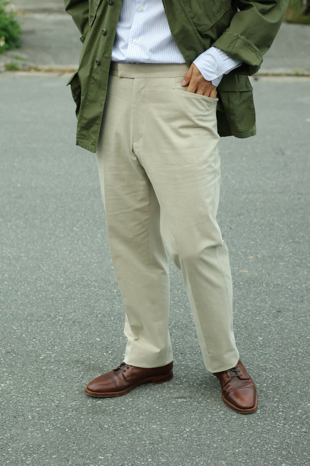 【Cale】 NIDOM CHINO L POCKET TROUSERS