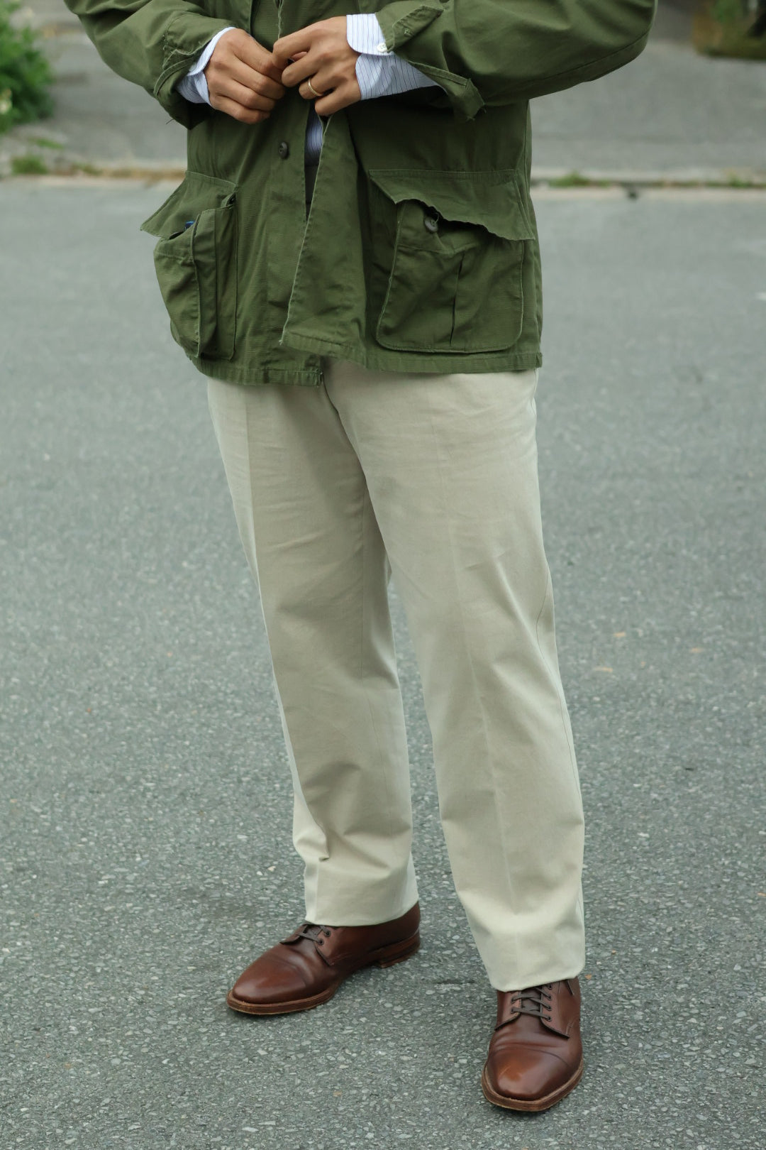 【Cale】 NIDOM CHINO L POCKET TROUSERS