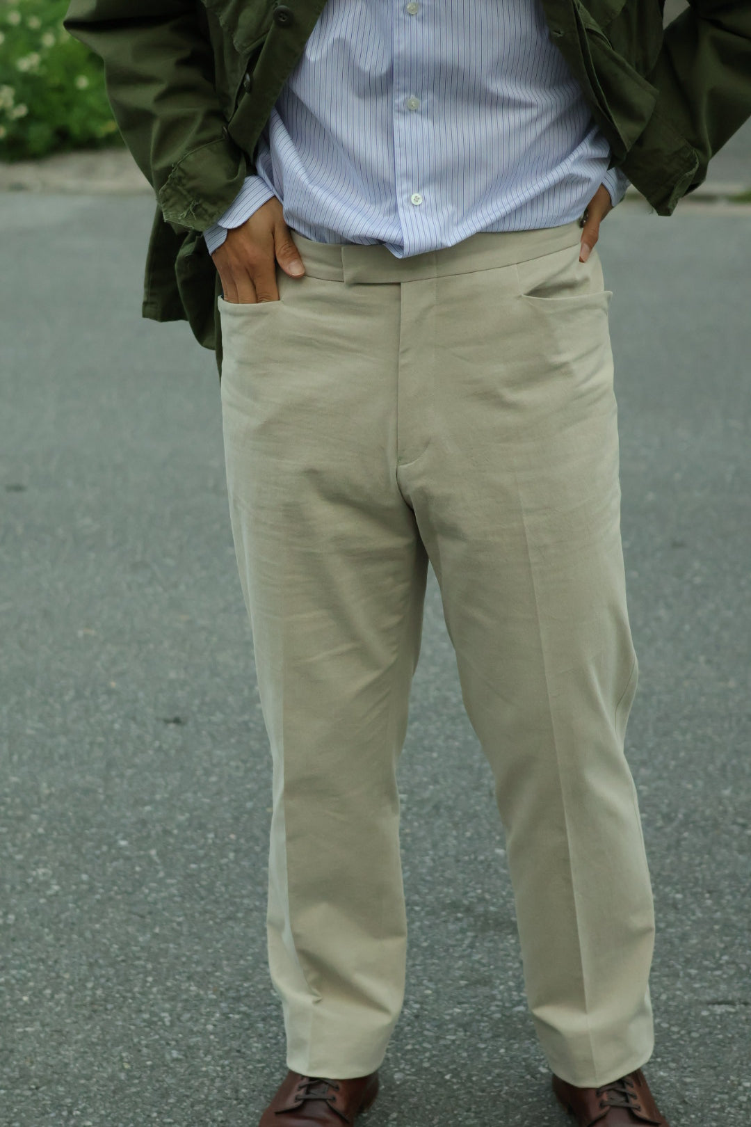 【Cale】 NIDOM CHINO L POCKET TROUSERS
