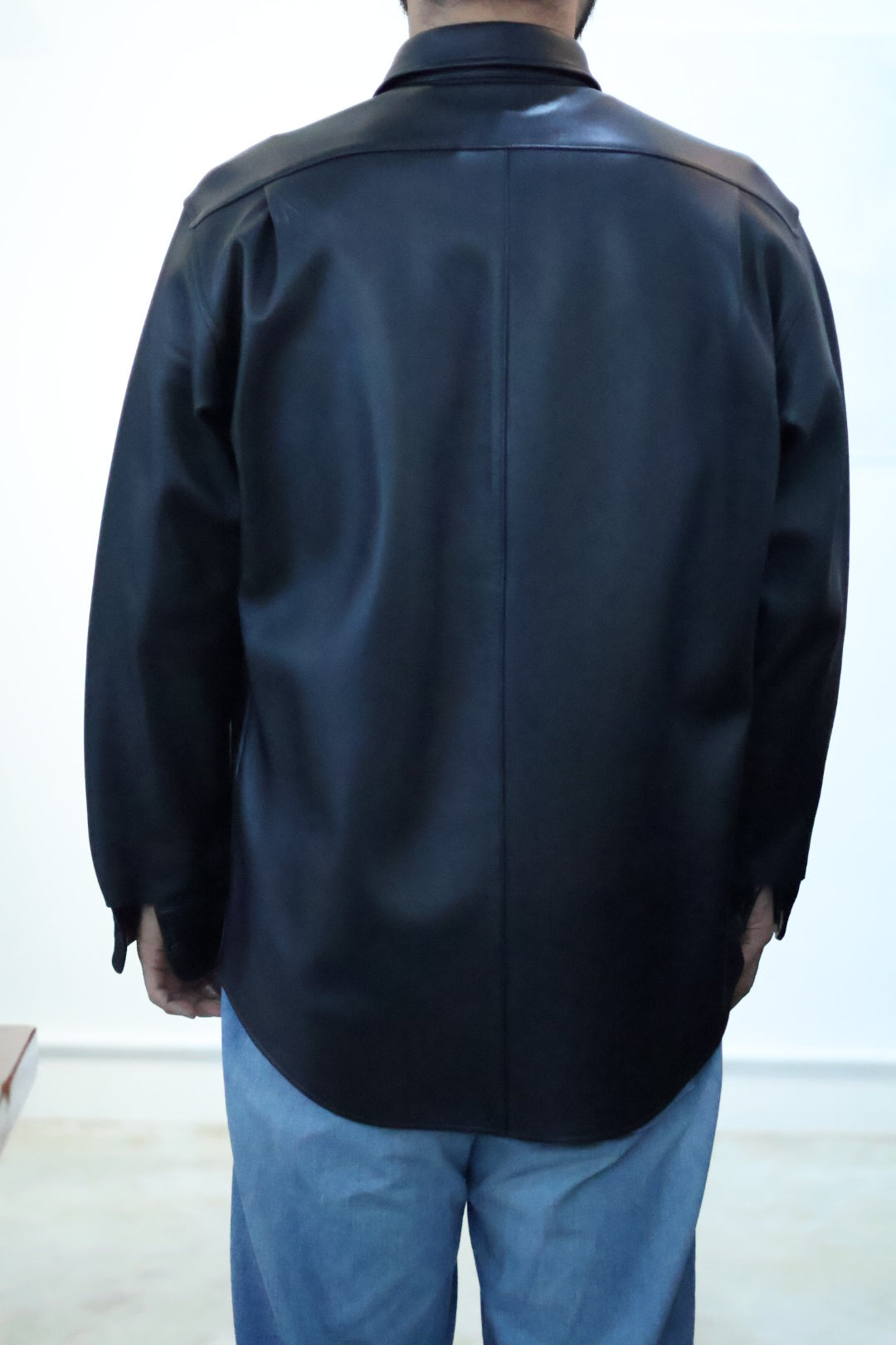 【Cale】Lamb Leather Shirt