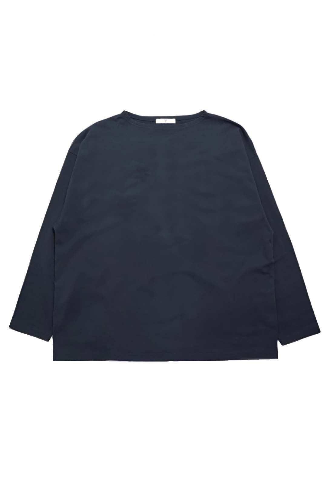 【Y】ORGANIC COTTON JERSEY BOAT NECK P/O