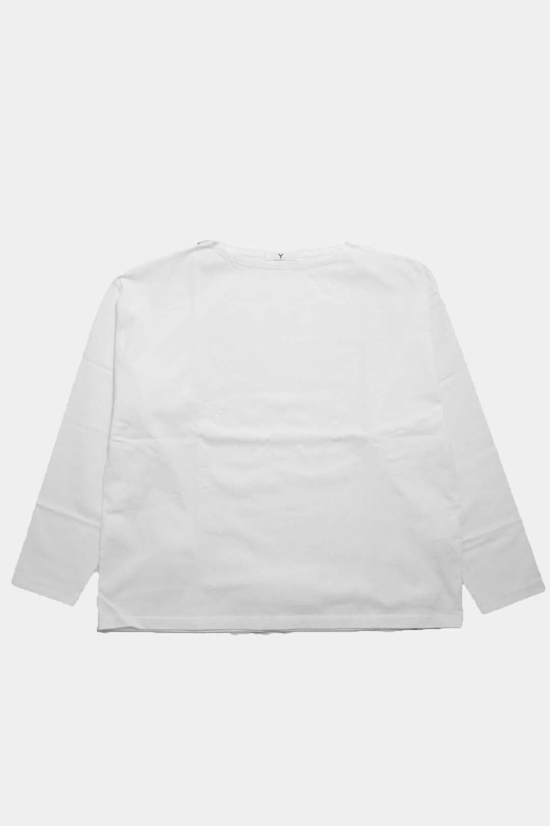 【Y】ORGANIC COTTON JERSEY BOAT NECK P/O