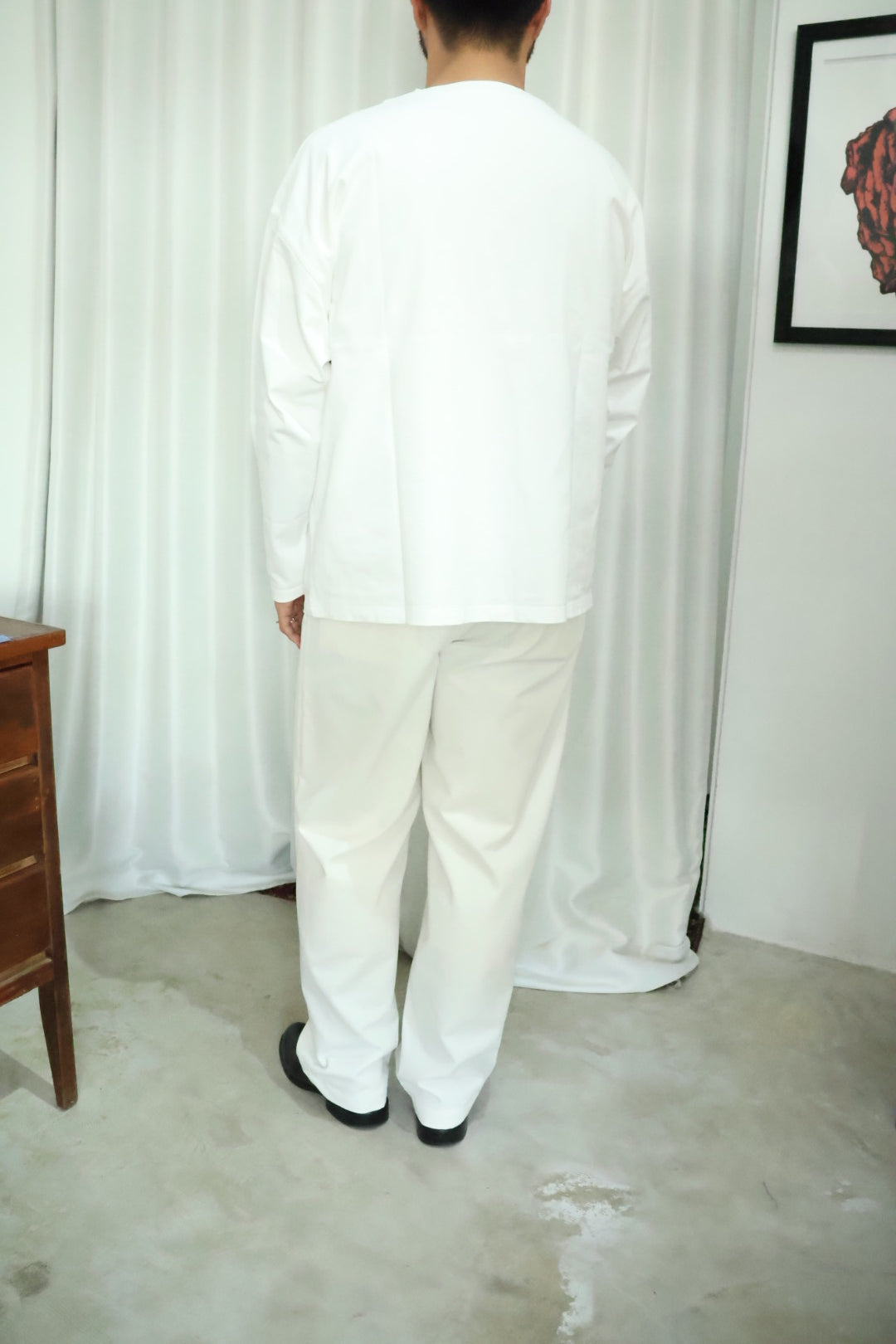 【Y】ORGANIC COTTON JERSEY BOAT NECK P/O