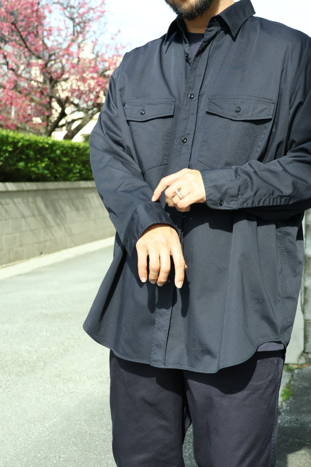 20%OFF【Y】ORGANIC COTTON HIGH DENSITY SATIN SHIRT