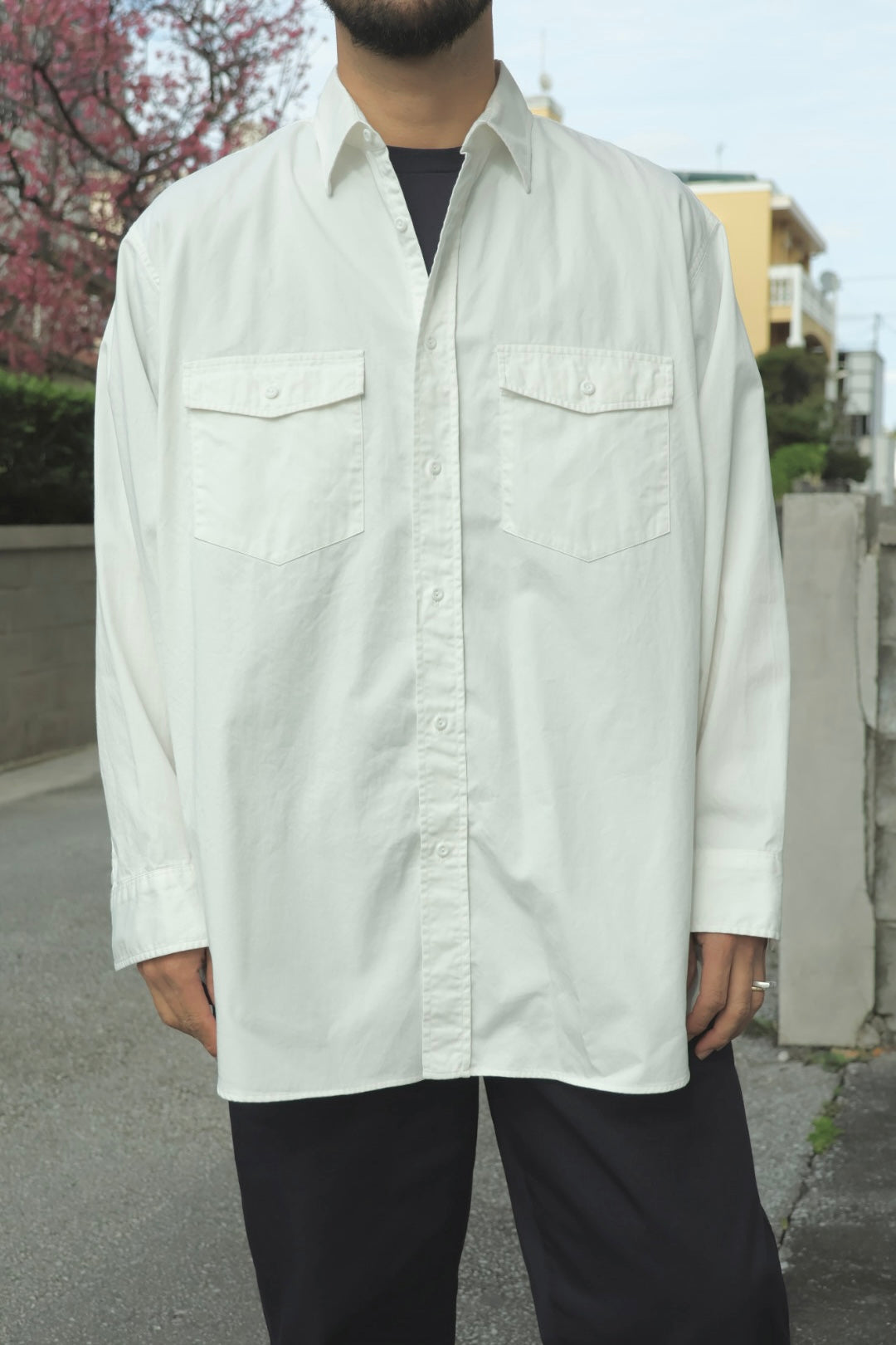 20%OFF【Y】ORGANIC COTTON HIGH DENSITY SATIN SHIRT