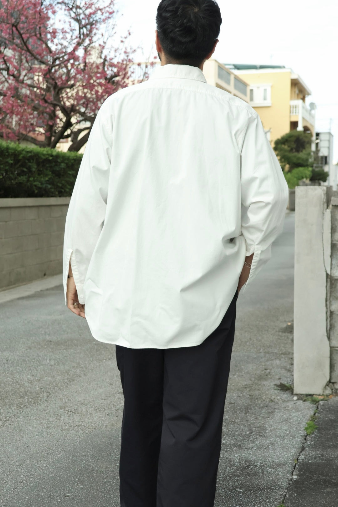 20%OFF【Y】ORGANIC COTTON HIGH DENSITY SATIN SHIRT