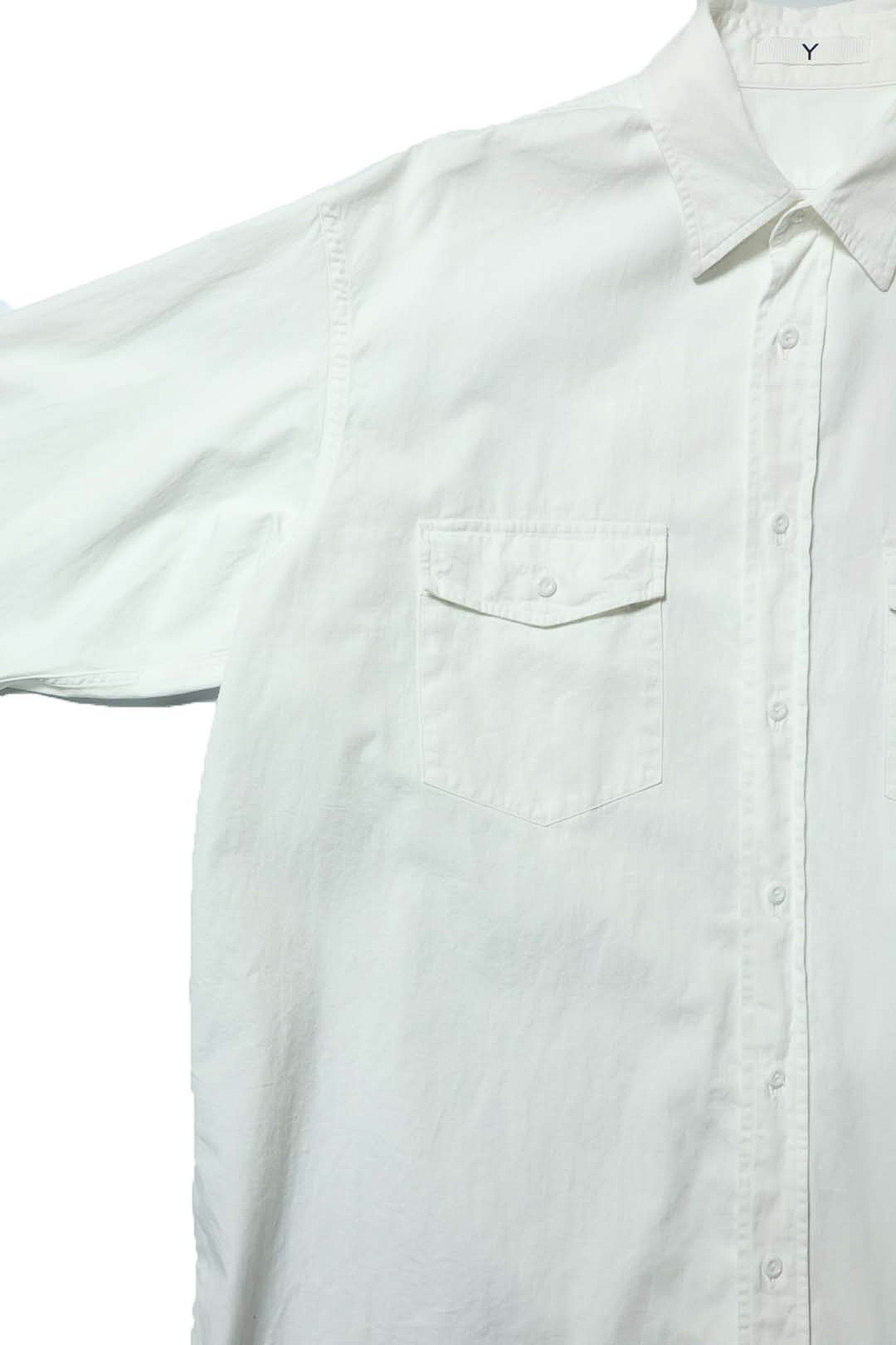 20%OFF【Y】ORGANIC COTTON HIGH DENSITY SATIN SHIRT