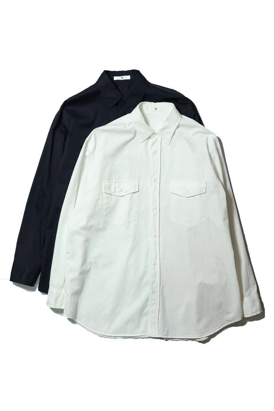 【Y】ORGANIC COTTON HIGH DENSITY SATIN SHIRT